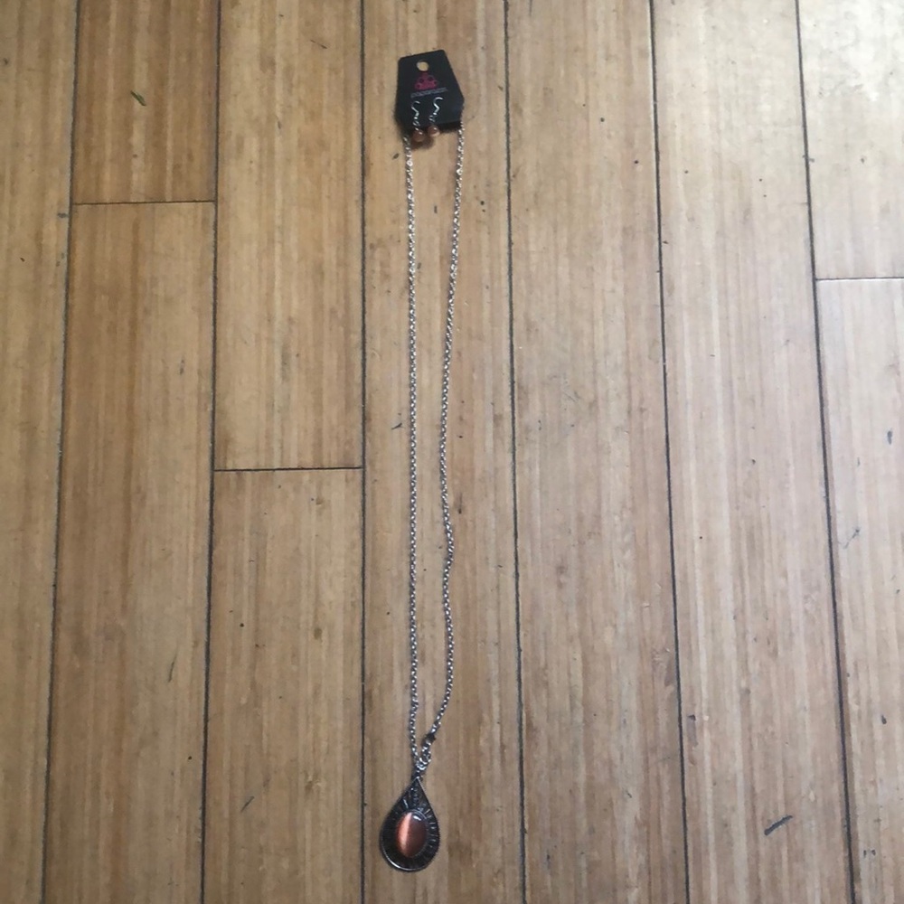 Earrings and necklace combo